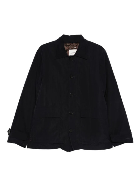  Amaránto Single-breasted Shirt Jacket - Black 