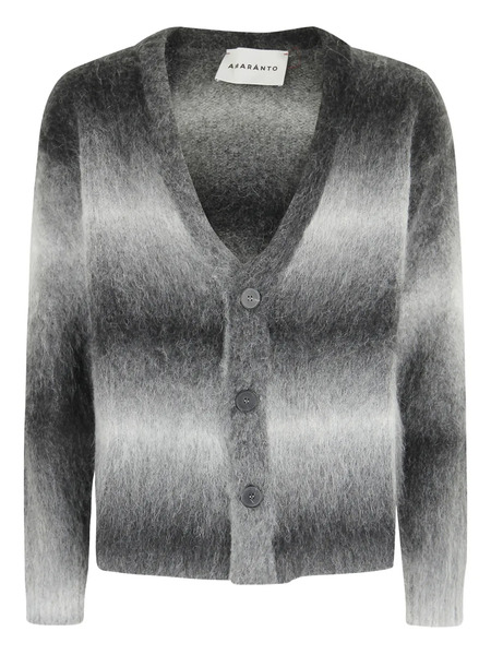  Amaranto V-neck Cardigan - Grey 