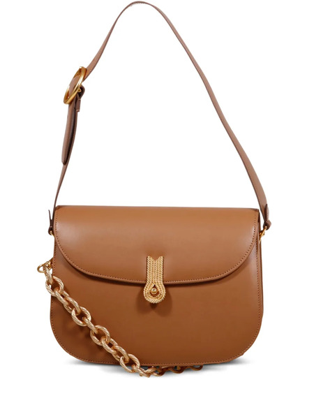  Amato Daniele Leather Shoulder Bag - Brown 
