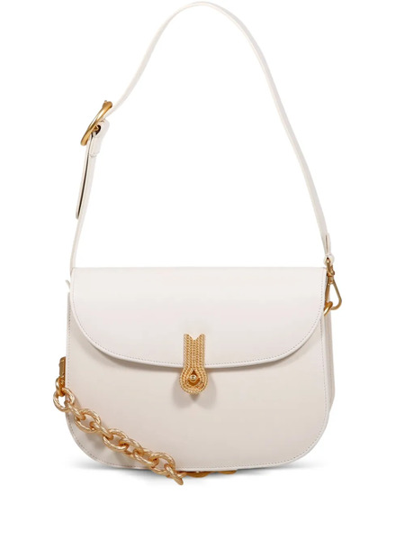  Amato Daniele Leather Shoulder Bag - White 