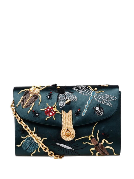  Amato Daniele Queen Embellished Cross-body Bag - Green 