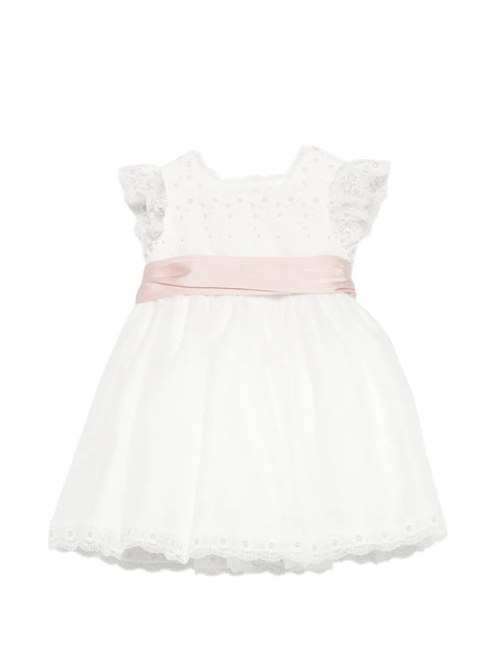 Amaya Bow-detail Dress - White 