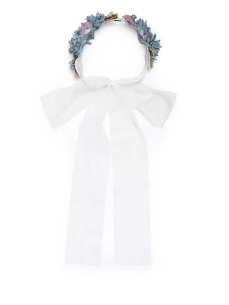  Amaya Floral Head Band - Blue 