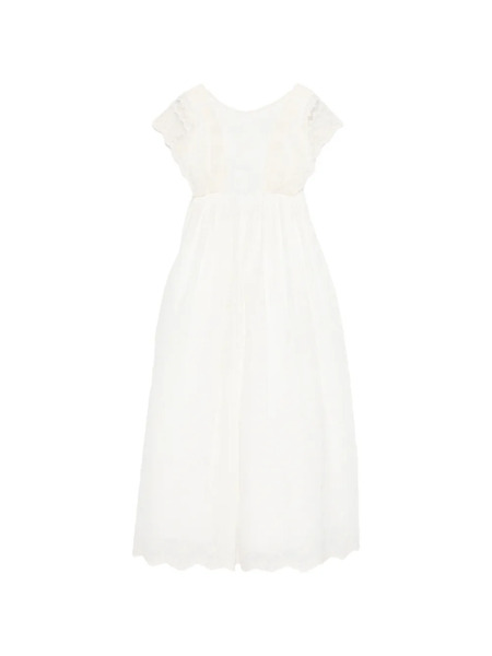  Amaya Lace-detail Dress - Neutrals 