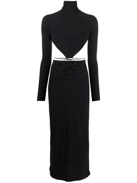  Amazuìn Cut-out Midi Dress - Black 