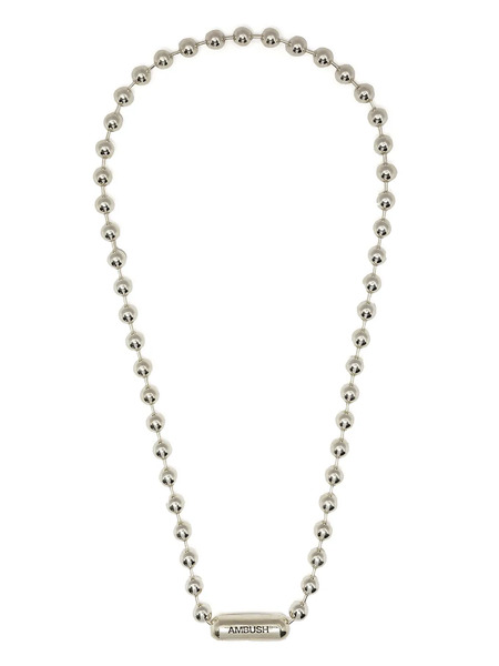  Ambush Bead-chain Necklace - Silver 