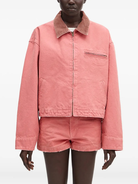  Ambush Corduroy-collar Zip-up Jacket - Pink 