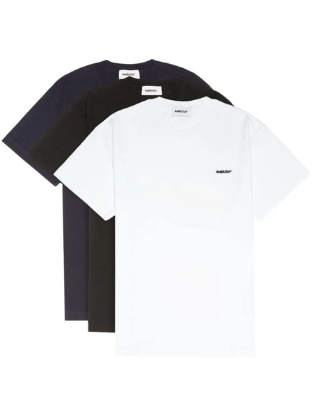  Ambush Cotton T-shirts (pack Of Three) - White 