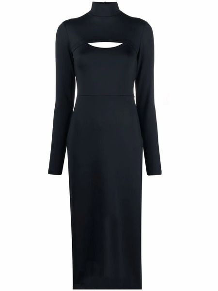  Ambush Cut-out Mid-length Dress - Black 