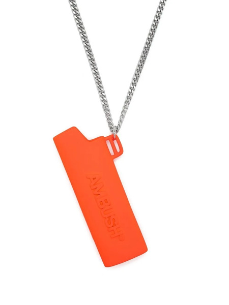  Ambush Debossed-logo Whistle Necklace - Orange 