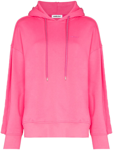  Ambush Embroidered Logo Hoodie - Pink 