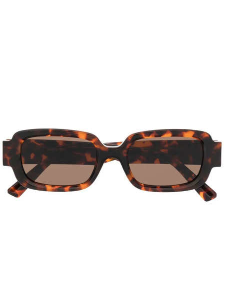  Ambush Eyewear Thia Rectangle-frame Sunglasses - Brown 