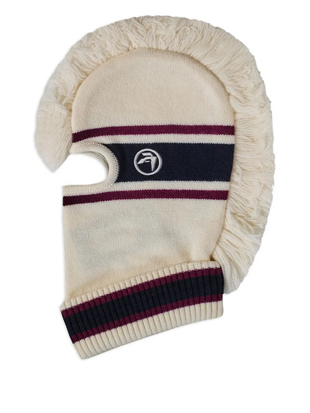 Ambush Fringed-trim Balaclava - White 
