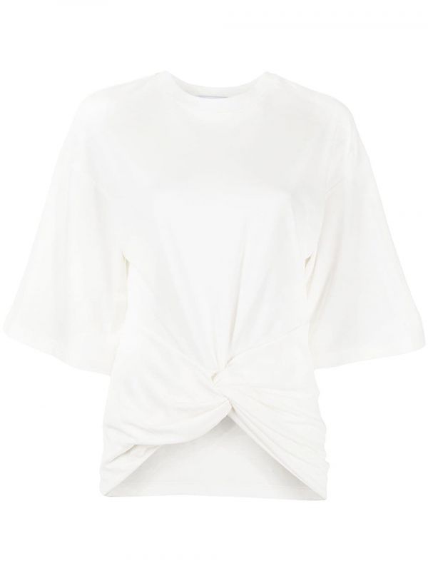  Ambush Gathered Crew-neck T-shirt - White 