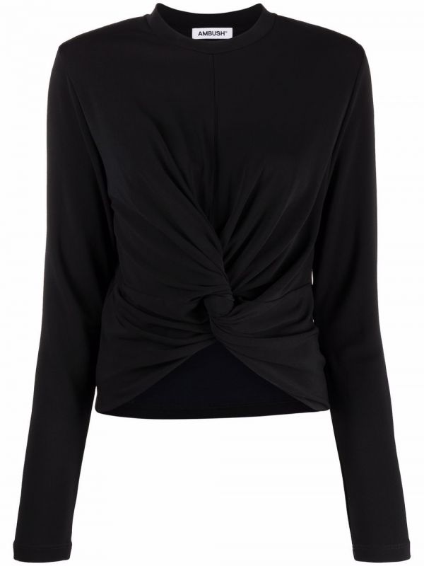  Ambush Knot Long-sleeve T-shirt - Black 