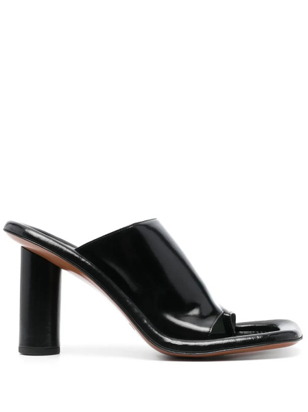  Ambush Leather Sandals - Black 