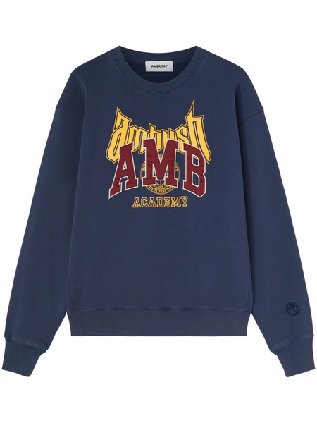  Ambush Logo-appliqué Sweatshirt - Blue 