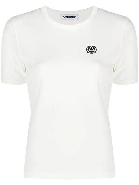  Ambush Logo Patch Crew-neck T-shirt - Neutrals 