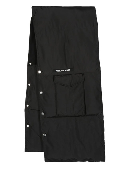  Ambush Logo-print Padded Scarf - Black 