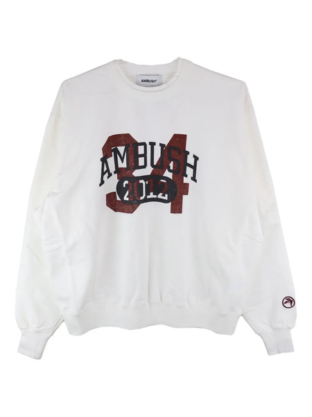  Ambush Logo-print Sweatshirt - White 