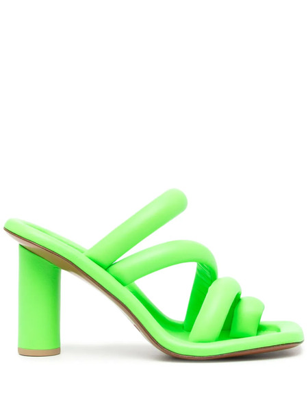  Ambush 90mm Padded Leather Sandals - Green 