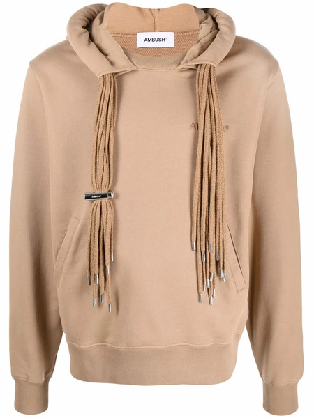  Ambush Multi-cord Long-sleeve Hoodie - Neutrals 