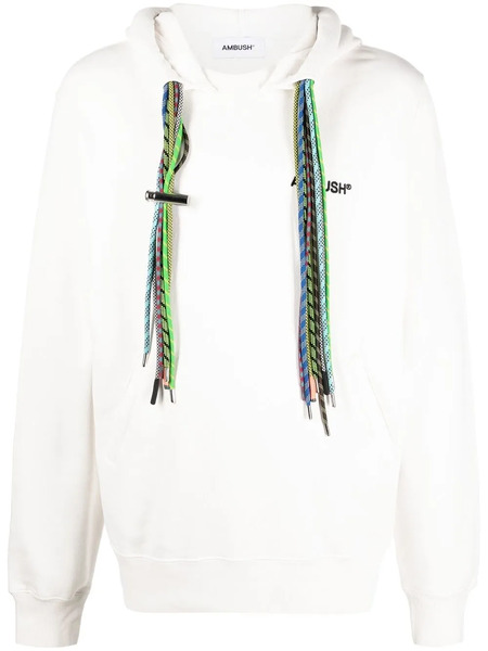 Ambush Multi-cord Long-sleeve Hoodie - White 