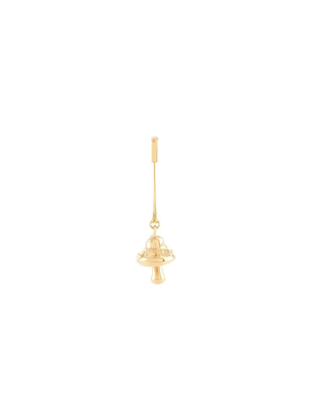  Ambush Mushroom-charm Earring - Gold 