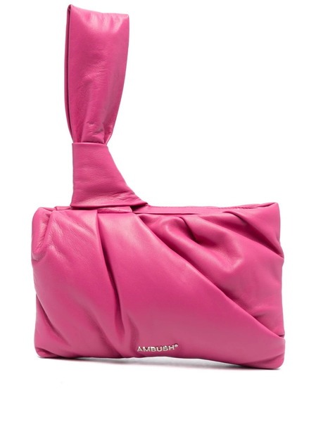  Ambush Nejiri Leather Clutch Bag - Pink 