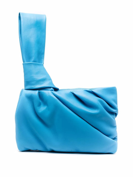  Ambush Nejiri Leather Wrist Clutch Bag - Blue 