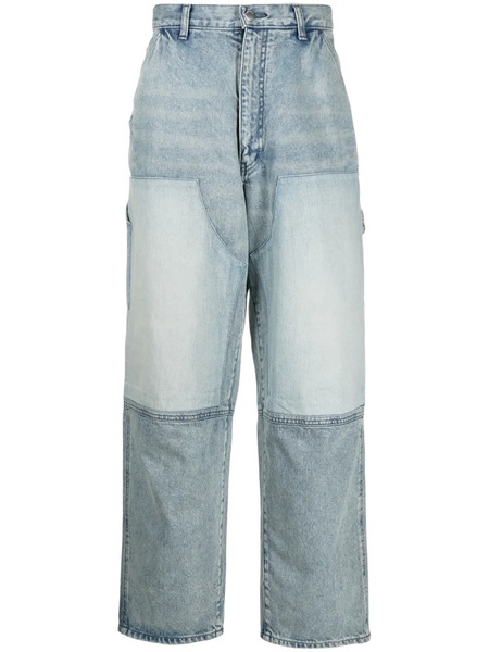  Ambush Panelled Wide-leg Jeans - Blue 