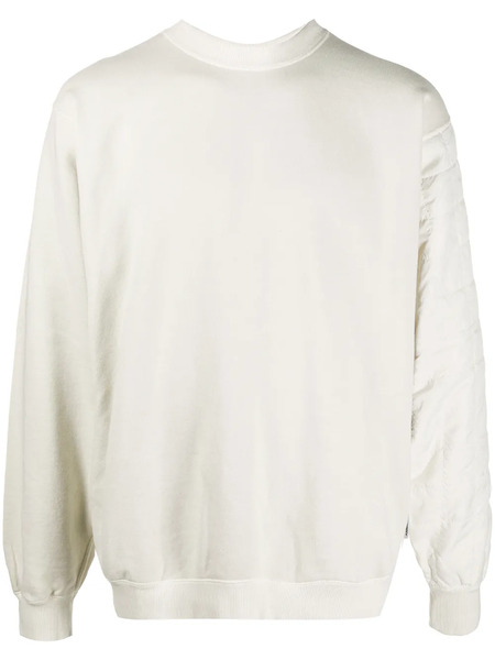  Ambush Quilted Crew Neck Sweatshirt - Neutrals 