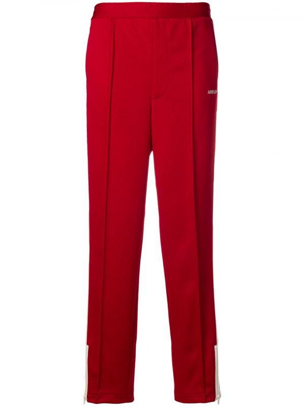  Ambush Side Stripe Track Trousers - Red 