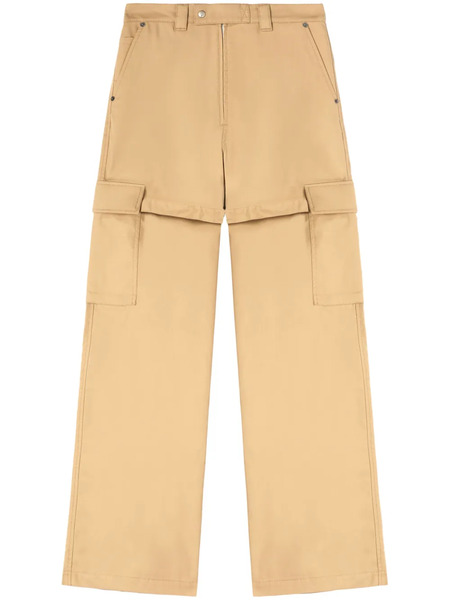  Ambush Straight-leg Cotton Cargo Trousers - Neutrals 