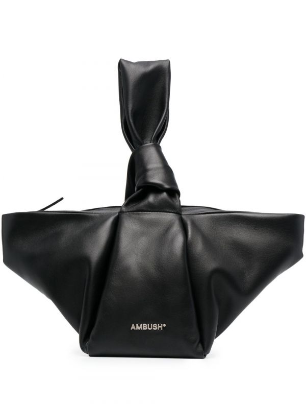  Ambush Twist Knot-detail Tote - Black 