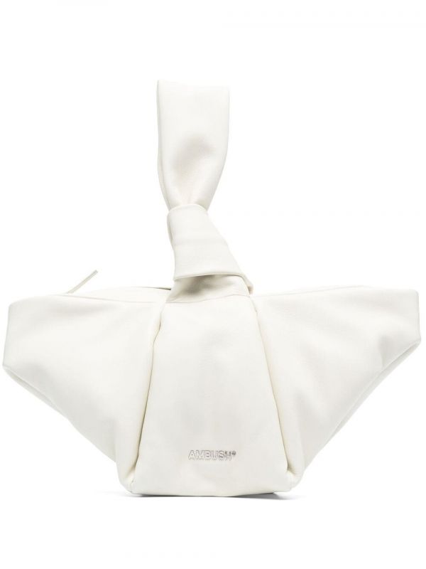  Ambush Twist Knot-detail Tote - White 