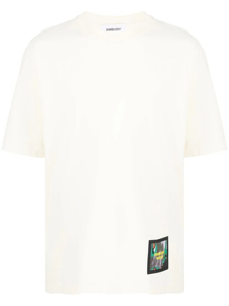  Ambush Wksp Logo-patch T-shirt - Neutrals 
