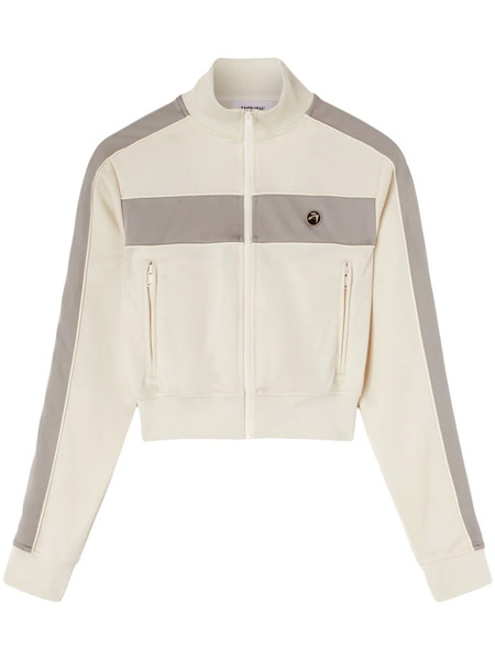  Ambush Zip-up Striped Sweatshirt - Neutrals 