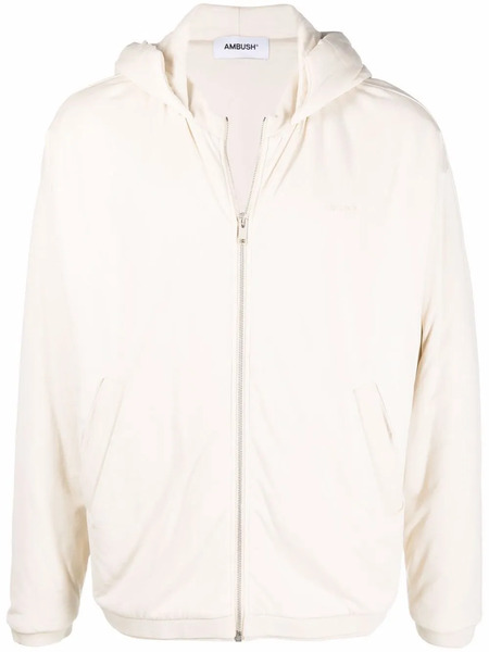  Ambush Zipped-up Hooded Jacket - Neutrals 