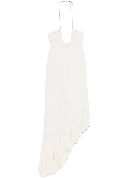  Amen Chain-detail Gown - Neutrals 