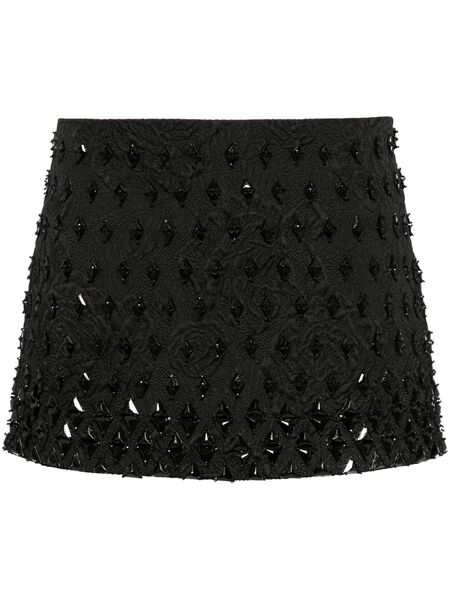  Amen Jaquard Mini Skirt - Black 