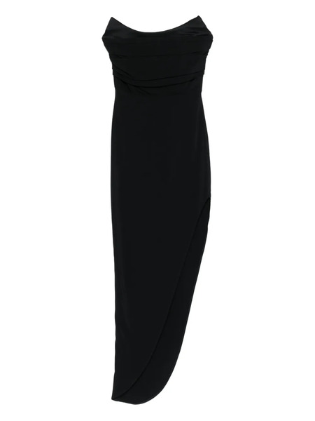  Amen Strapless Asymmetric Dress - Black 