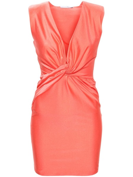  Amen Twist-detail Minidress - Orange 