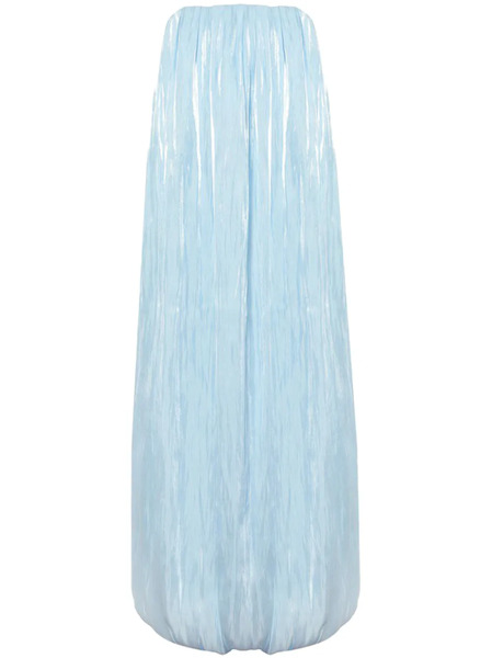  A.m.g. Balloon Maxi Dress - Blue 