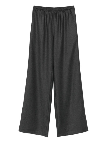  A.m.g. Elastic-waist Wool Trousers - Grey 