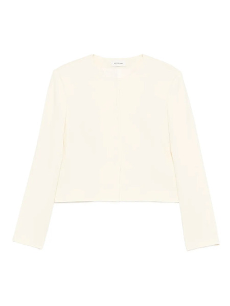  A.m.g. Round-neck Jacket - Neutrals 