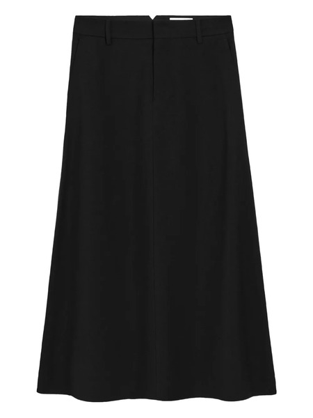  Ami Paris A-line Midi Skirt - Black 