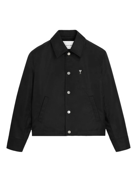  Ami Paris Ami De Coeur Button-fastening Jacket - Black 