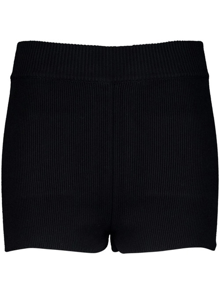  Ami Paris Ami De Coeur Mini Shorts - Black 