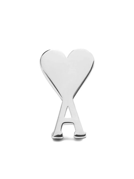  Ami Paris Ami De Coeur Single Earring - Silver 